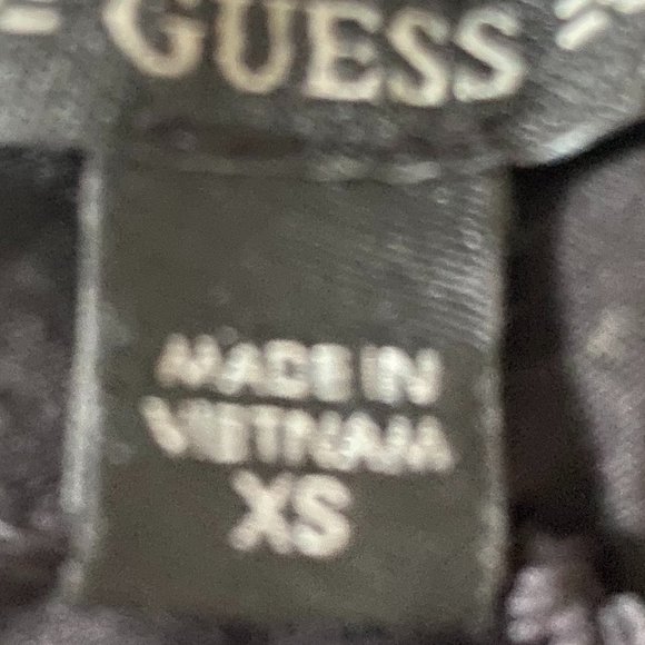 Guess Long Sleeved Top with Mesh V-neckline - Picture 6 of 7